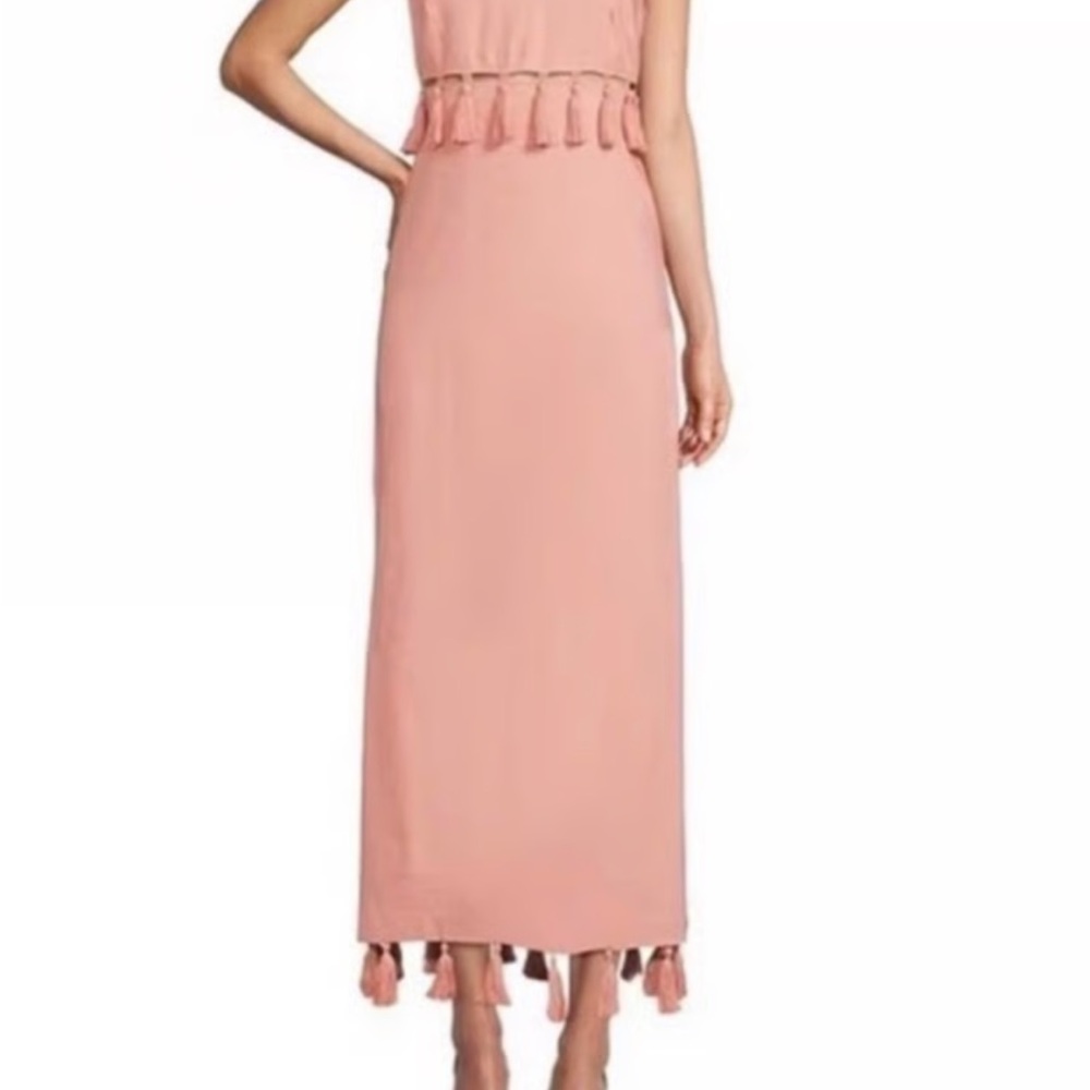 ANTONIO MELANI Pink Maxi Dress